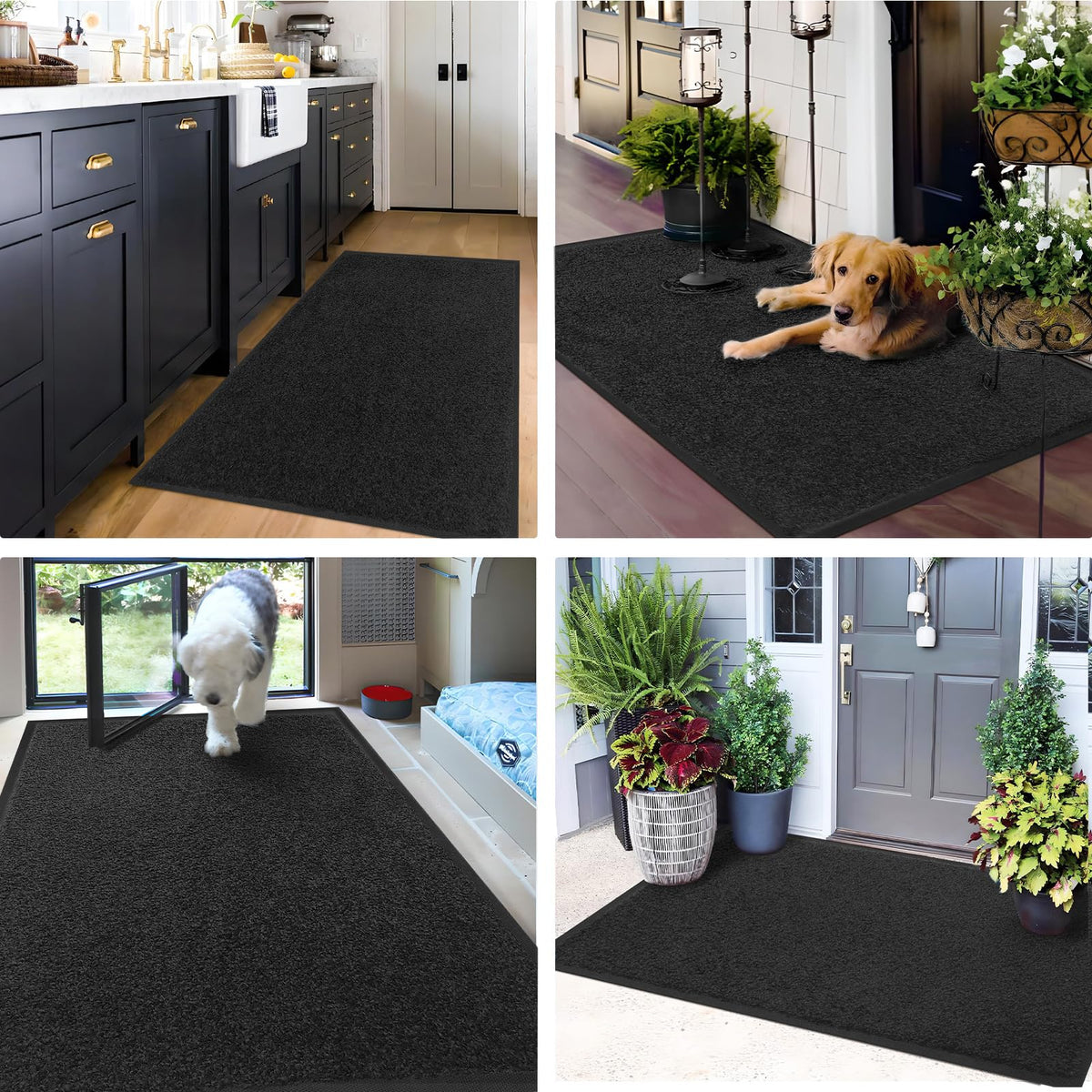 Mibao door mat available in multiple sizes to fit any doorway.