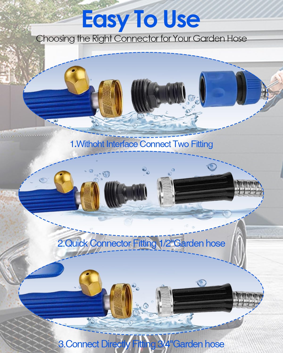 MIBIITTY linear nozzle for precise, targeted cleaning.