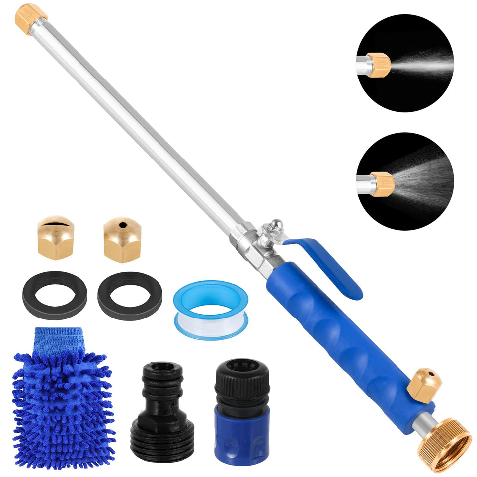 MIBIITTY jet nozzle metal wand, durable outdoor cleaning tool.