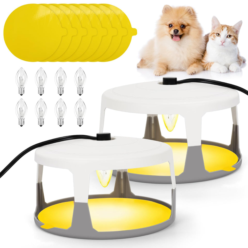 Micnaron flea trap inside home 2-pack ready for safe pest control
