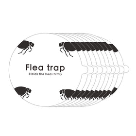 Micnaron flea trap refill 10-pack shown for easy indoor flea control and cost efficiency.