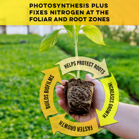 Microbe Life Hydroponics Photosynthesis Plus root-zone image illustrates nutrient uptake.