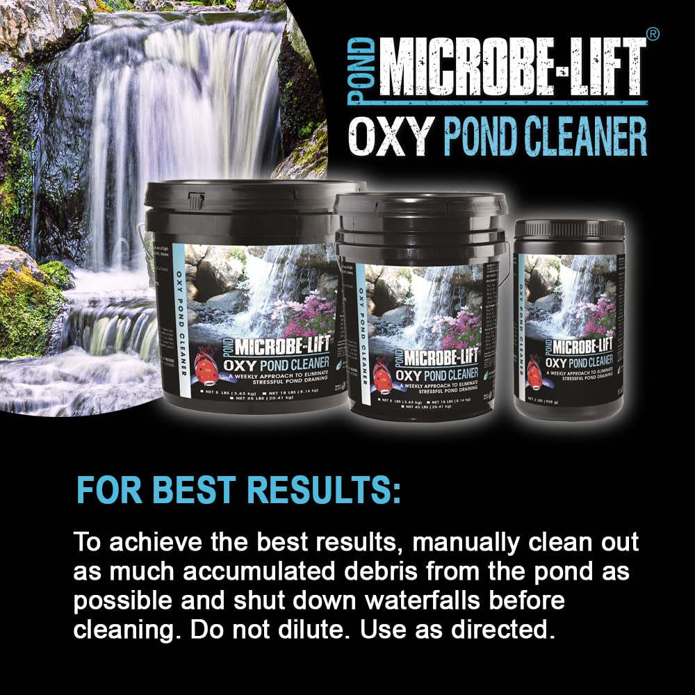 MICROBE-LIFT OPCMD improves water clarity in pond features.