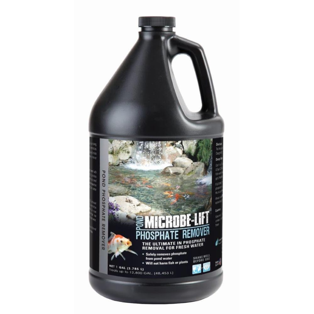 MICROBE-LIFT PHOSREGAL bottle pour for pond water treatment reducing phosphates safely