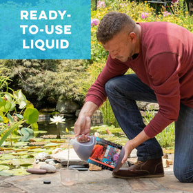 Denitrifying action reduces muck in pond with MICROBE-LIFT PL.