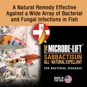 MICROBE-LIFT Sabbactisun bottle label close-up highlighting natural ingredients