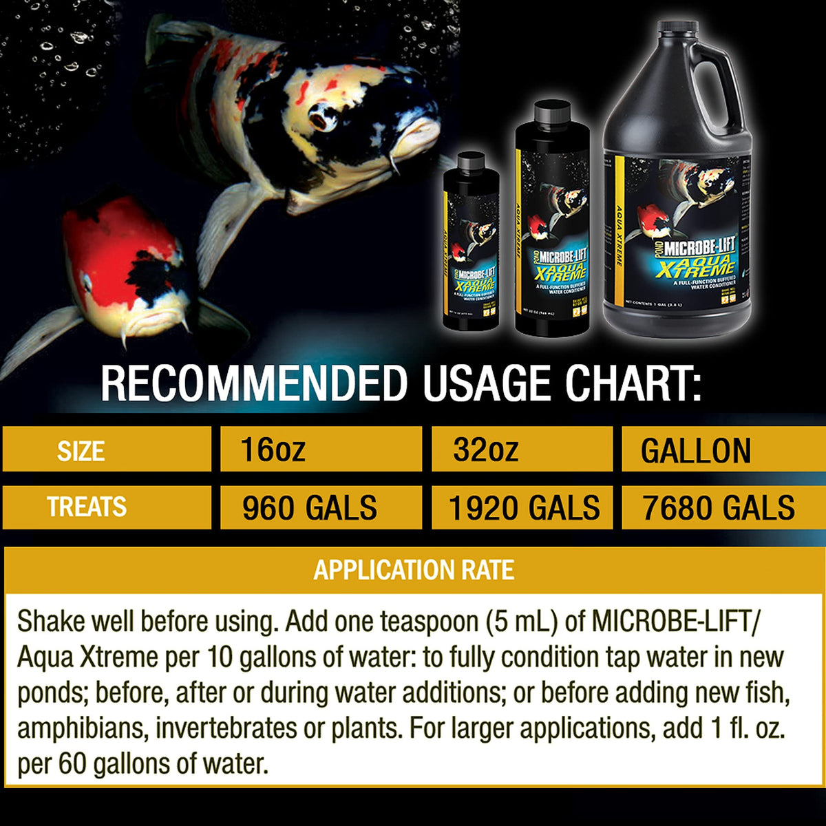 Microbe-Lift XTP helps protect pond decor by reducing metal stress