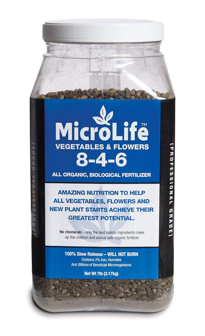MIcroLife SJES Ultimate fertilizer bag — ready-to-use organic nutrition for gardens.