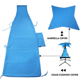 MICTONY cushion cover with ties secures the seat
