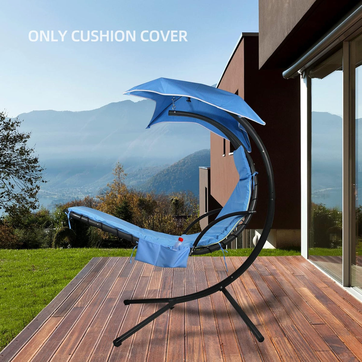 MICTONY storage bag keeps essentials handy during yard lounging
