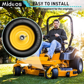 Midcos package includes two tires and spacers for installation