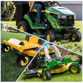 Midcos flat-free tires suit most zero-turn mowers for easy replacement.