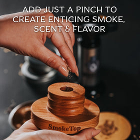 Middleton Mixology SmokeTop kitchen setup showing a smoky pairing with drinks.