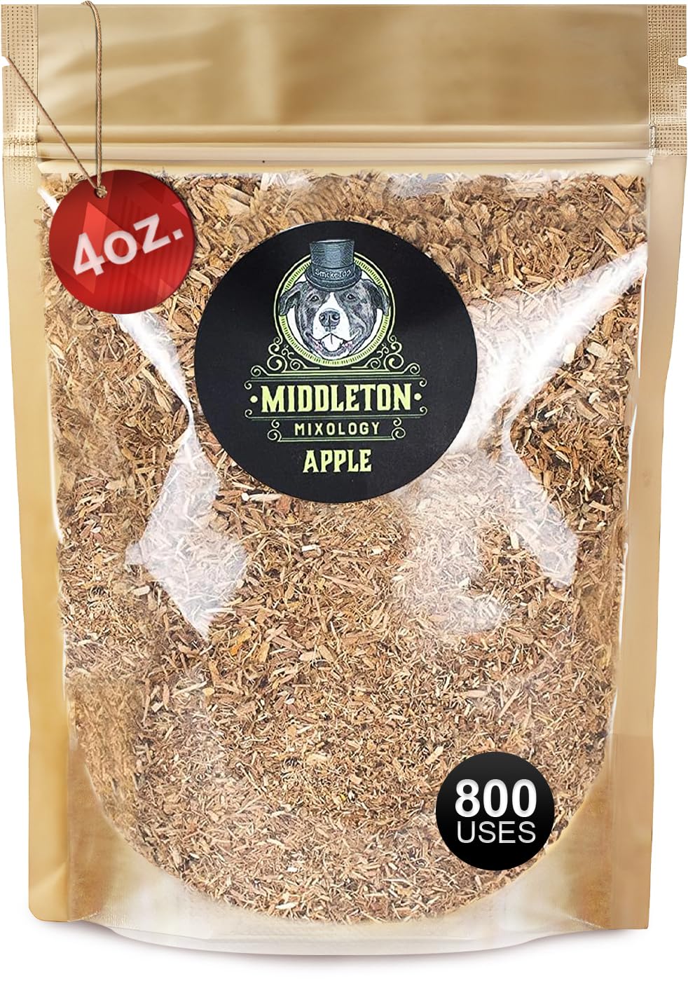 Middleton Mixology SmokeTop Apple chips bottle closeup highlighting smoky aroma for cocktails