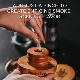 Middleton Mixology SmokeTop Apple chips prep area during a party for easy smoking