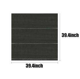 MIDELONG weed barrier green line guides neat cutting and installation.