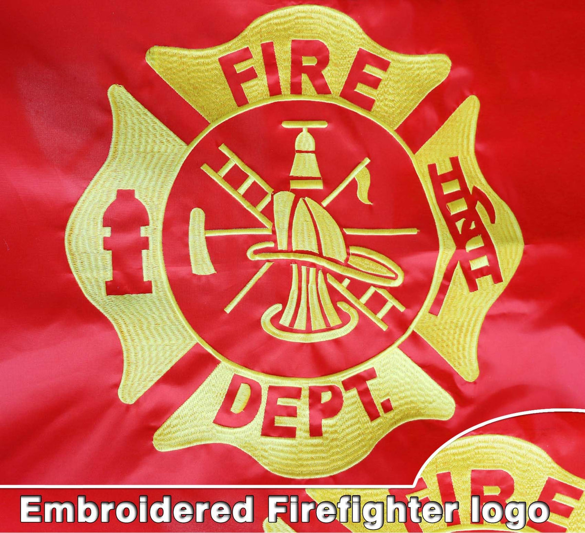 MIDLE nylon 210D fabric flag that dries quickly and resists fading.