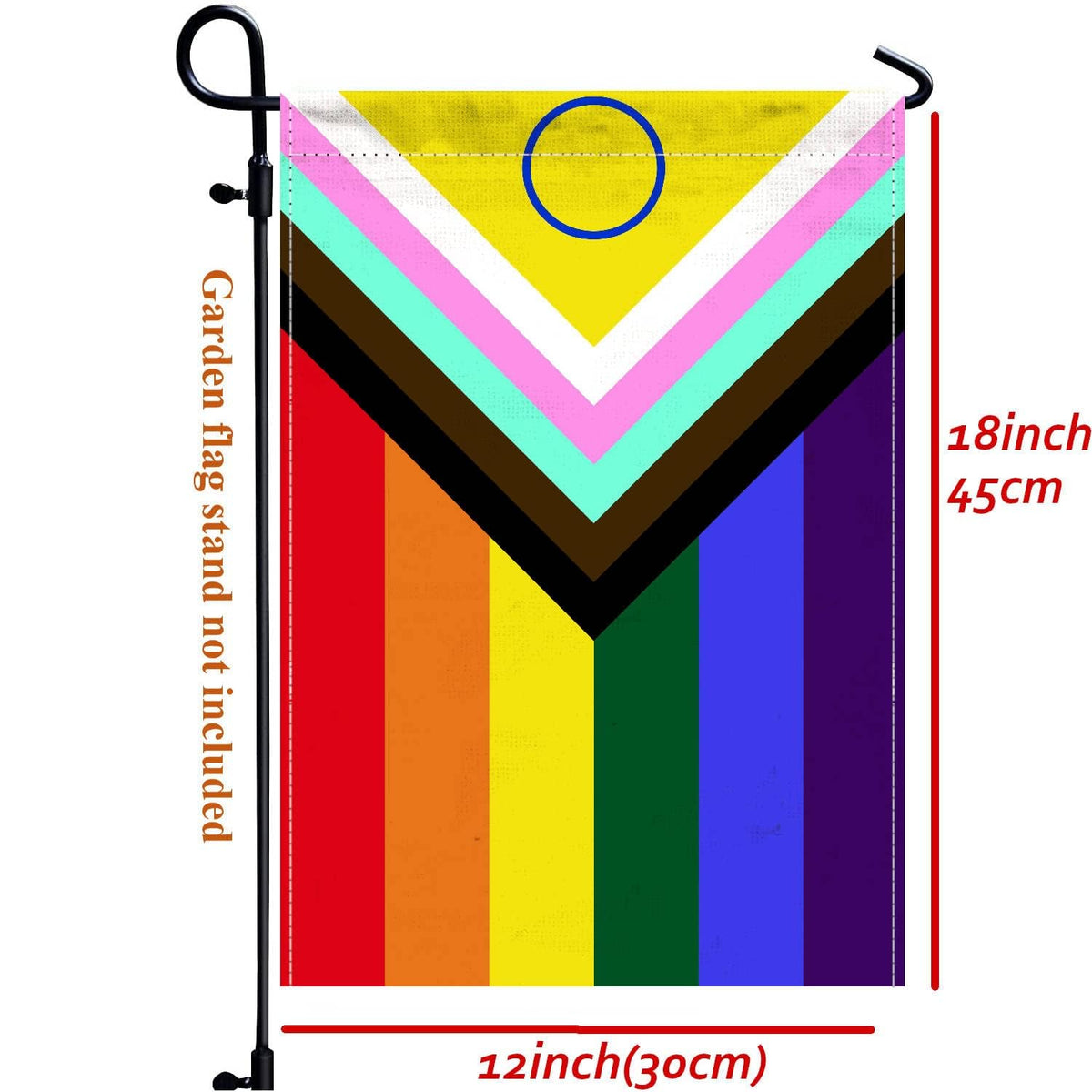 MIDLE garden flag decor for patios and porches, enhancing curb appeal.