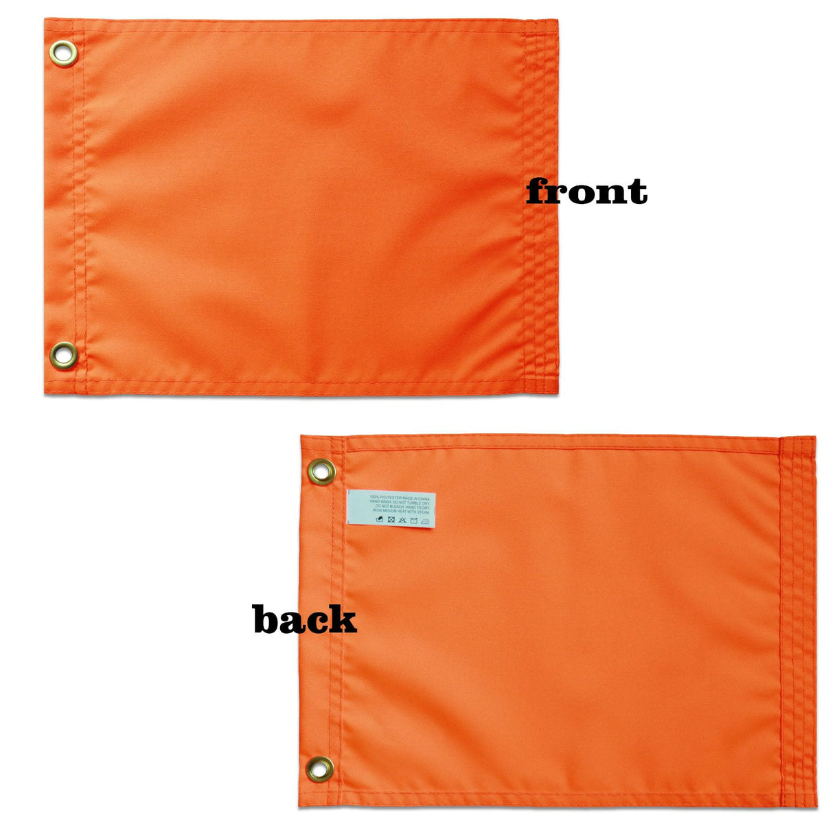 MIDLE safety flag 9x12 orange ideal for ATVs and bikes in windy conditions.