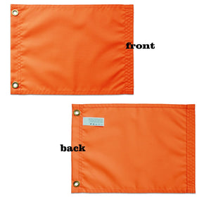 MIDLE safety flag 9x12 orange ideal for ATVs and bikes in windy conditions.