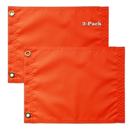 MIDLE safety flag 9x12 orange high visibility for boats and bikes.