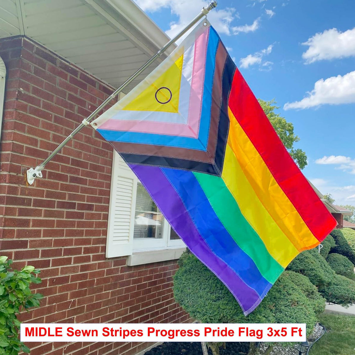 MIDLE flag ideal for tailgating, gifting, or home display.