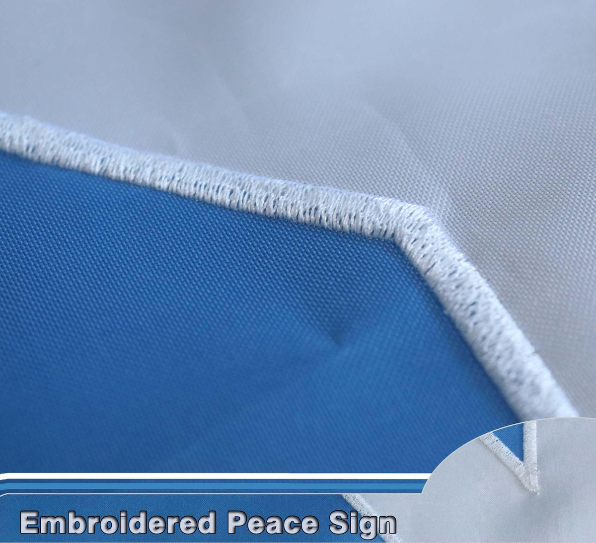 MIDLE World Peace Flag 210D nylon dries quickly for various conditions