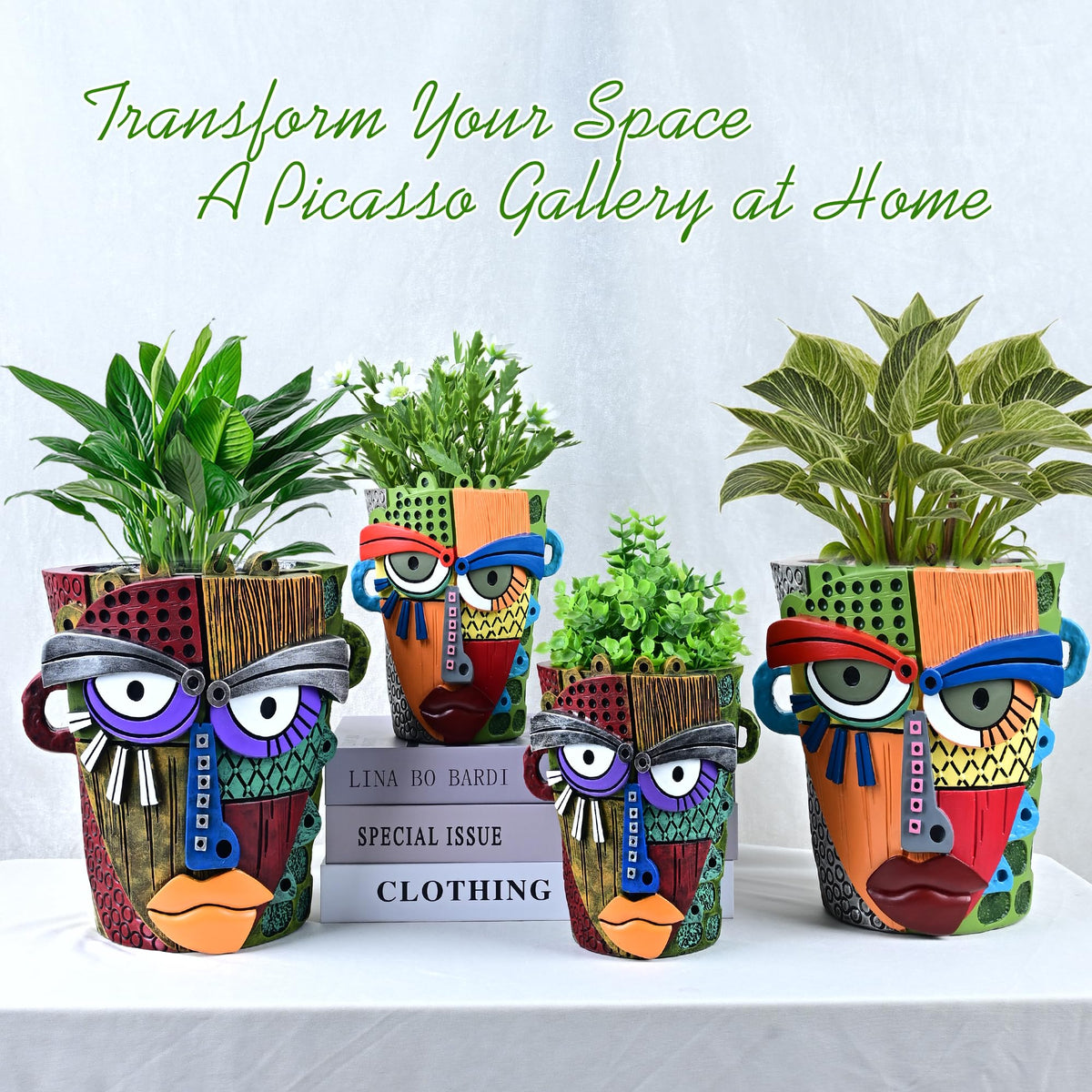 Midogaigai planter styled for patio, balcony, or living room decor.