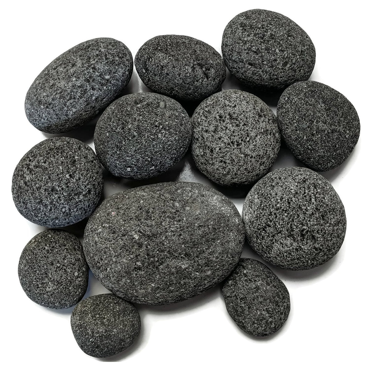 Midwest Hearth lava stones for gas fire pits, 3-5 inch size creates a dramatic flame bed.