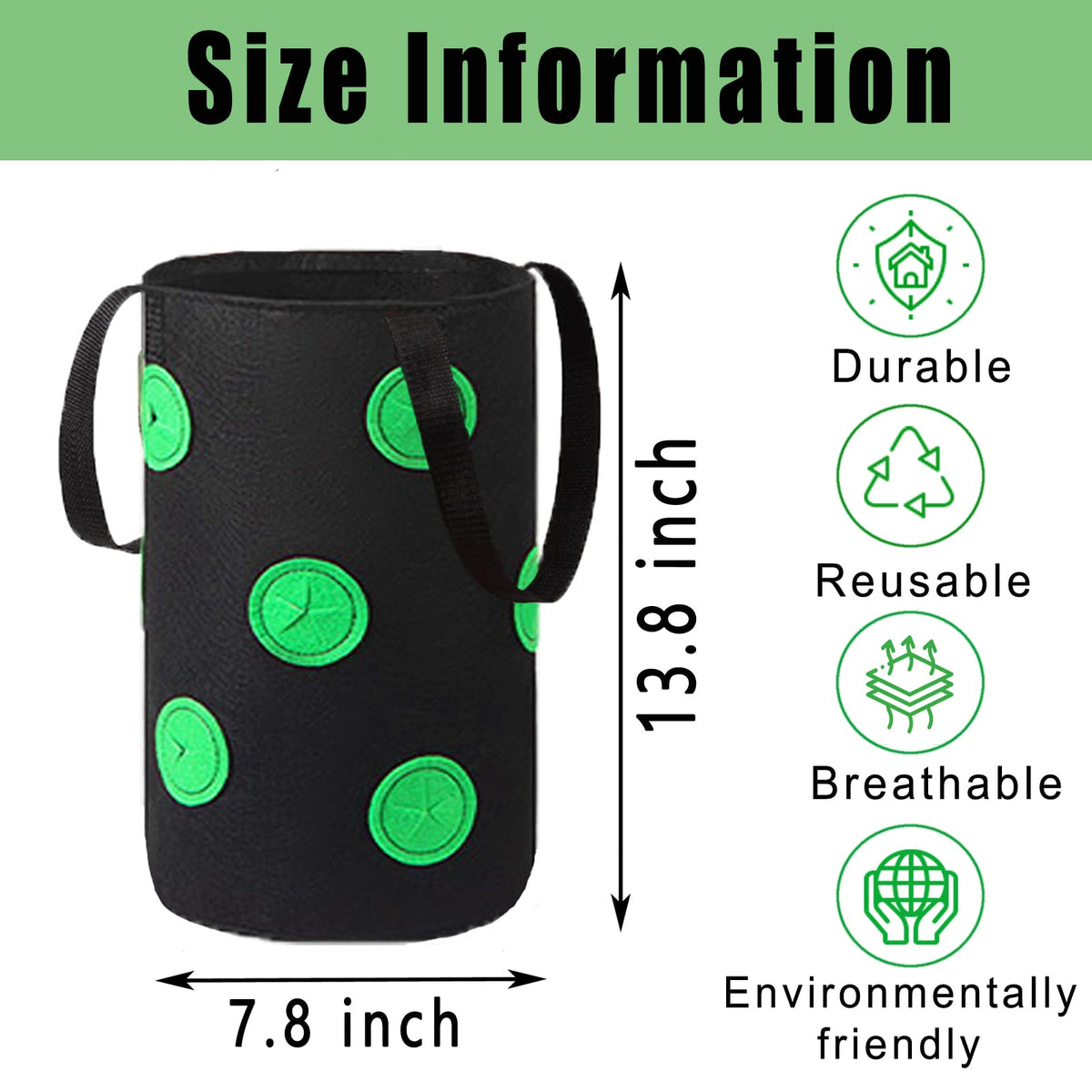 Miewslan breathable nonwoven fabric promotes healthy root airflow.