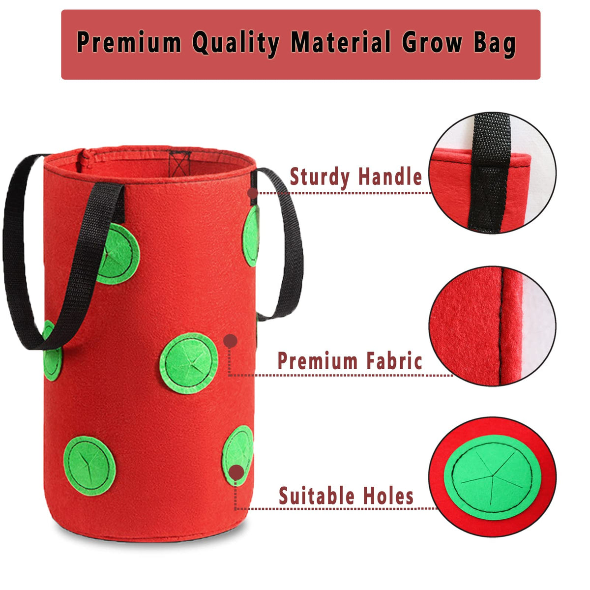 Miewslan hanging garden bag ideal for balcony, terrace, or small garden