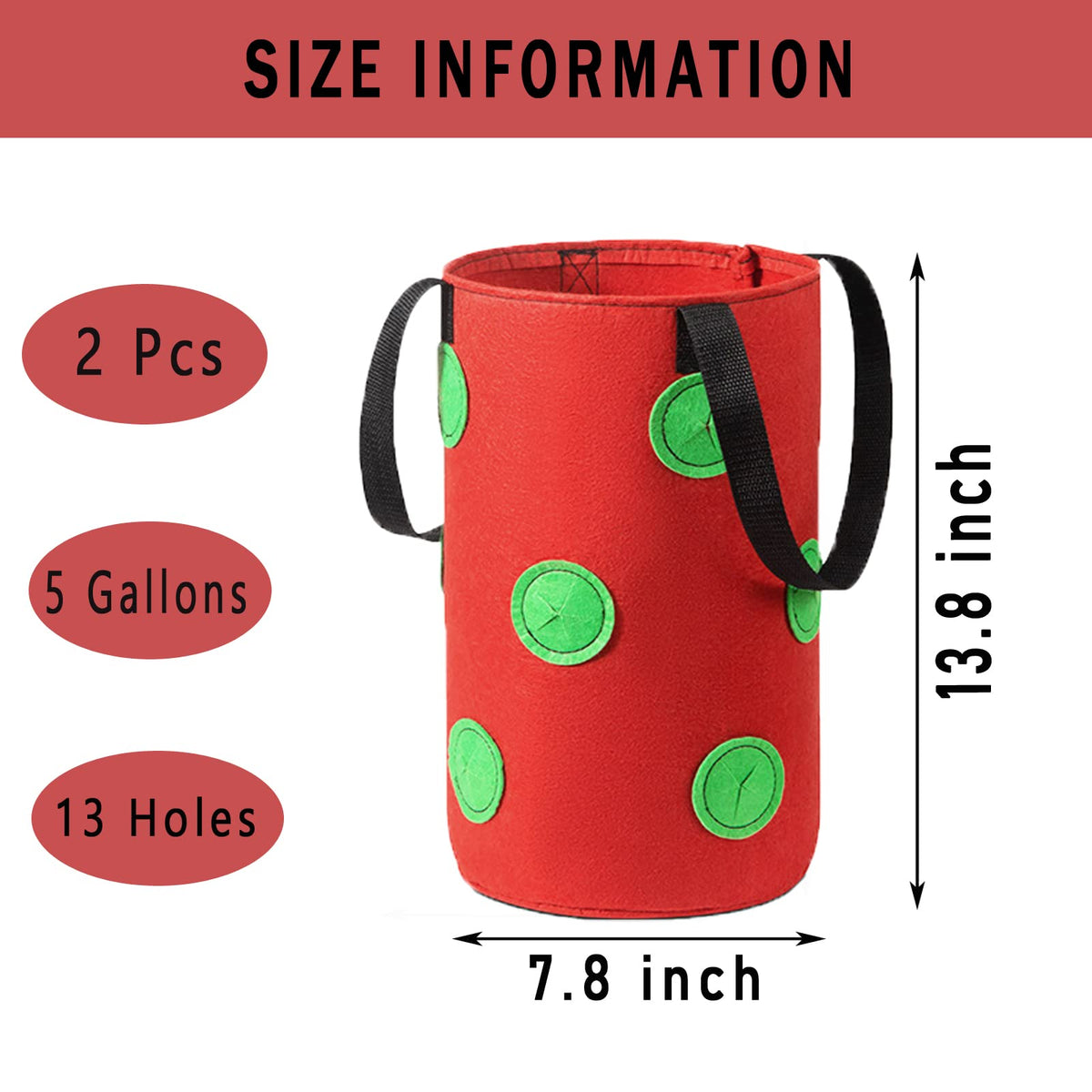 Miewslan upside-down planter with side holes designed for improved drainage and airflow