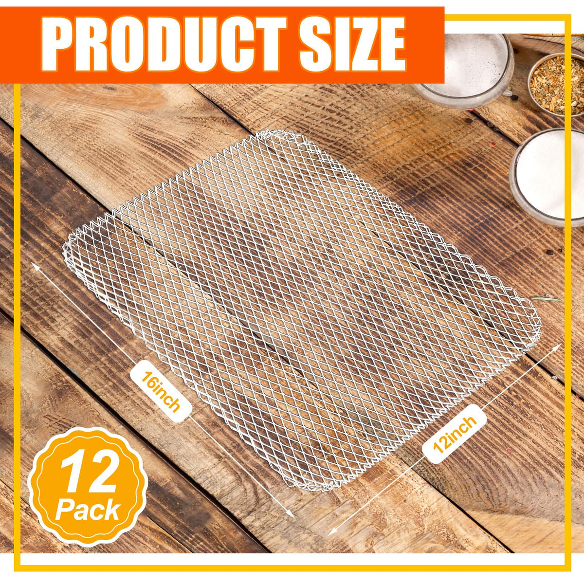 Mifoci aluminum grill mat provides nonstick surface for easy, even cooking