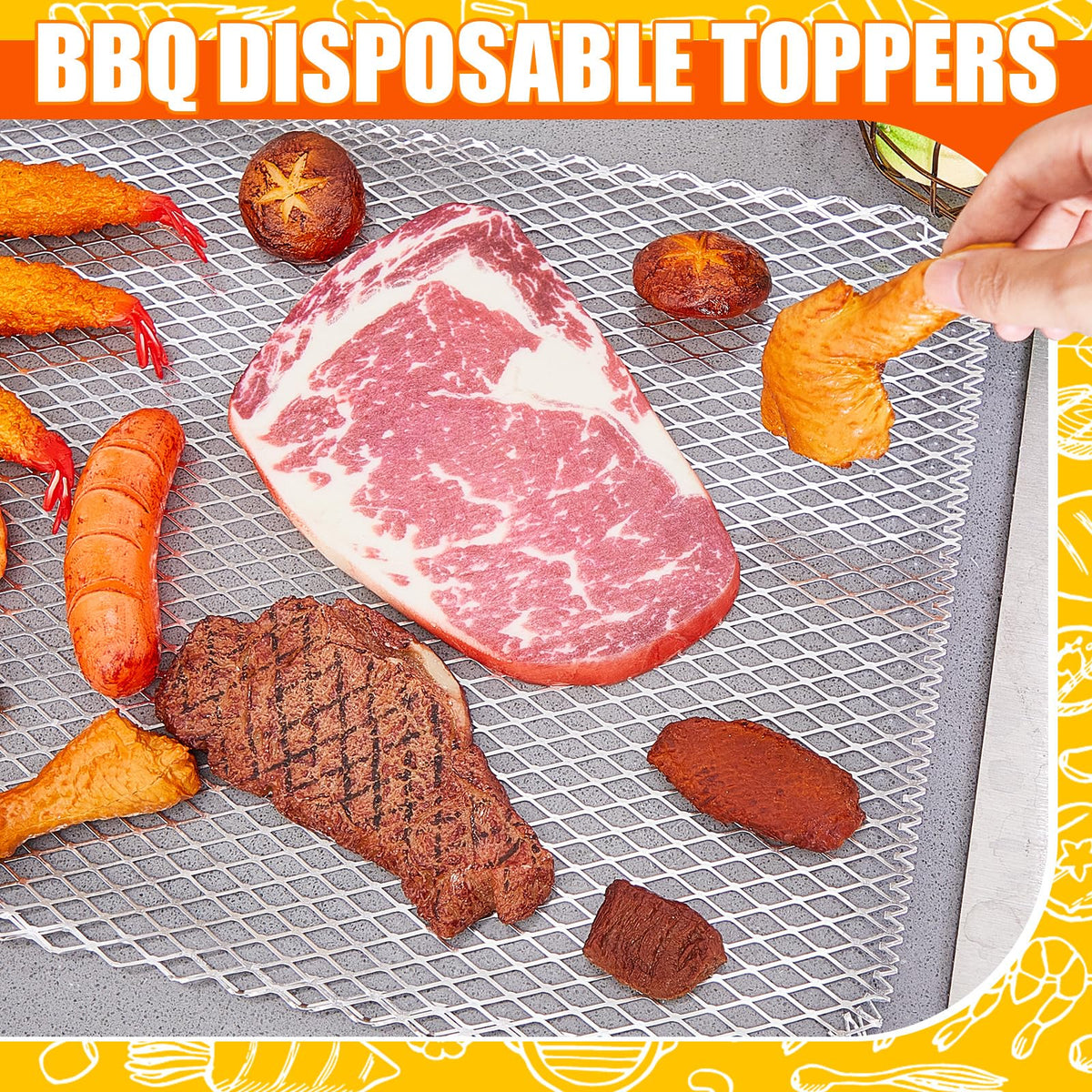 Mifoci disposable BBQ liner pack ideal for camping and backyard grilling