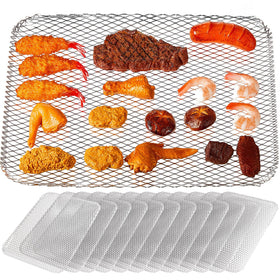 Mifoci disposable grill topper on 16x12 inch grate for quick cleanup