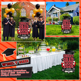 Mifoci waterproof yard sign suitable for outdoor and indoor graduation displays
