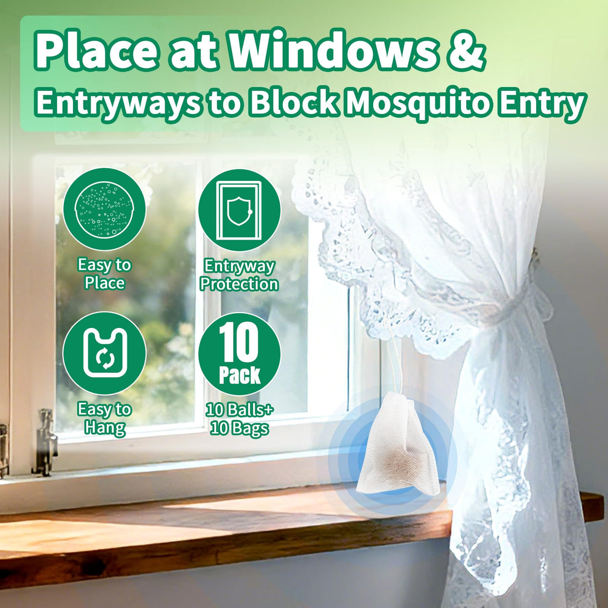 Migdracy outdoor use with drawstring sachets supports extended freshness between applications