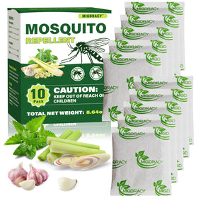 Migdracy Mosquito Pouches Pack with natural oils for outdoor protection.