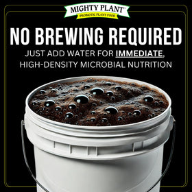 Mighty Plant Compost Tea microbiology with amino acids and kelp extracts