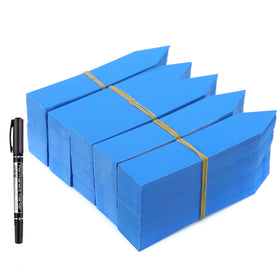 MIHEY garden labels blue 4-inch for durable outdoor plant labeling