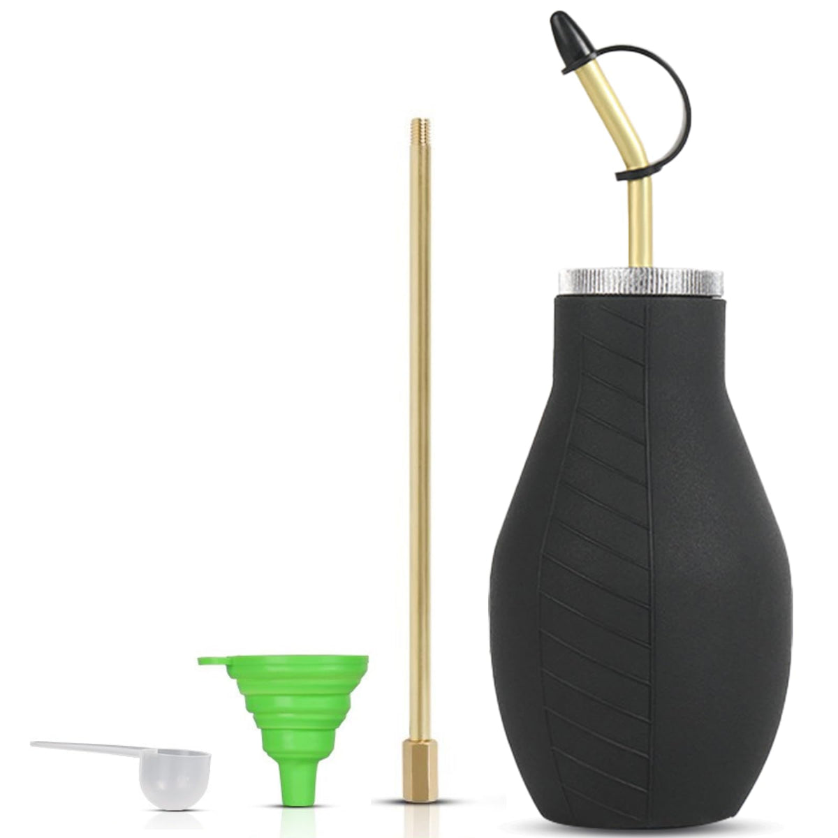 MIHESMART bulb duster with leak-proof design prevents spills in garden use