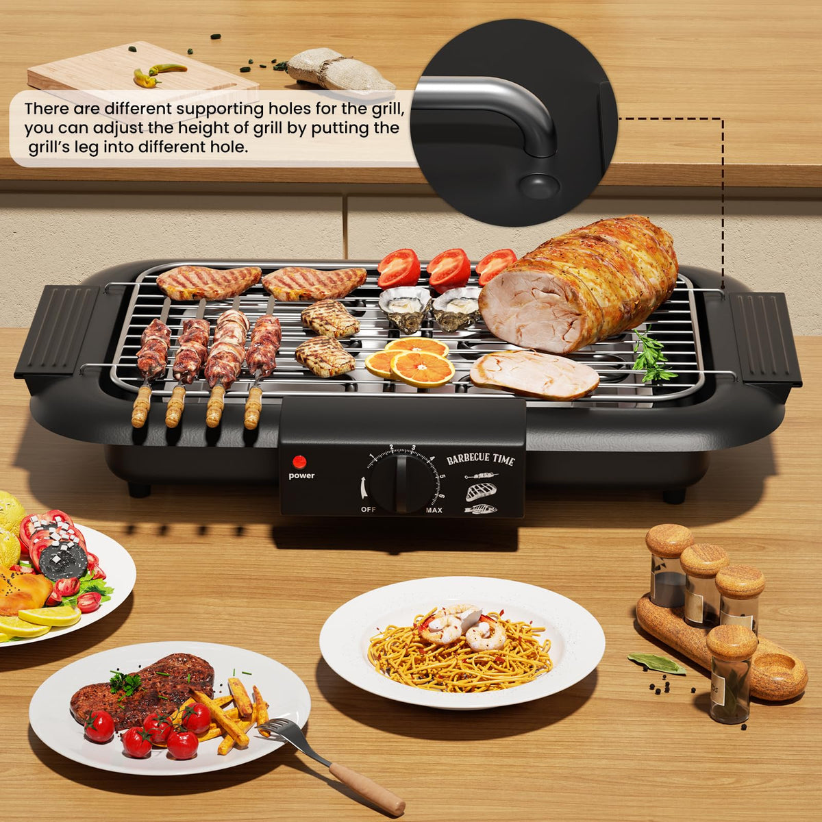 Mihoho removable stand enabling easy transport and storage