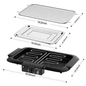 Mihoho water tray insert to manage splatter during grilling