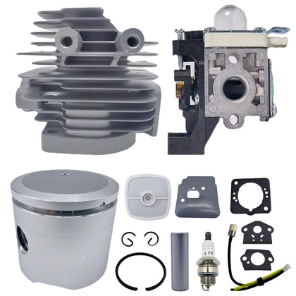 Mikatesi cylinder kit close-up for Echo SRM-225 compatibility and durable engine refresh.