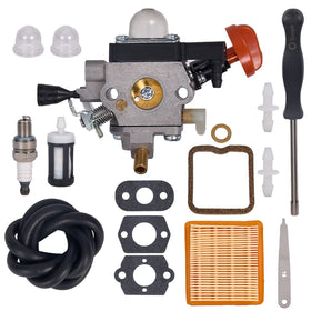 Mikatesi FS131 carburetor front view with precise OEM-like fit