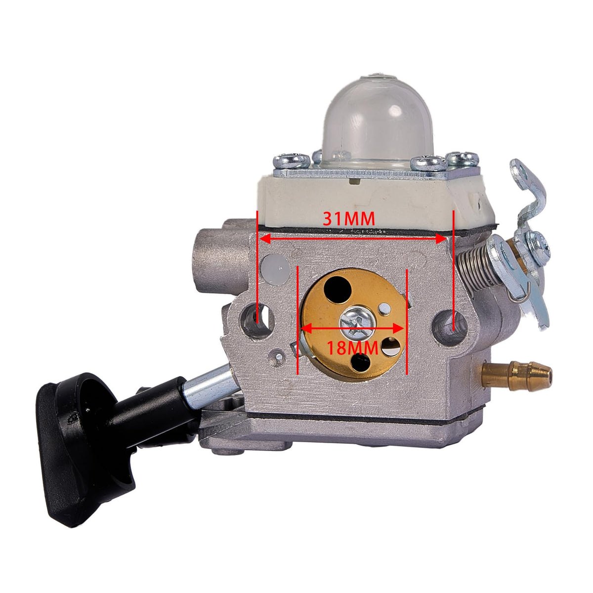Mikatesi spark plug compatible with STIHL carburetors for smooth ignition