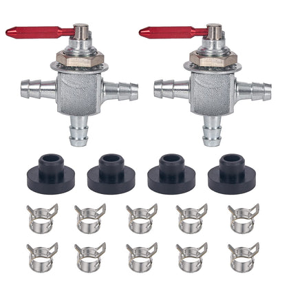 Mikatesi two-way fuel valve pack front view for easy replacement and secure shutoff.