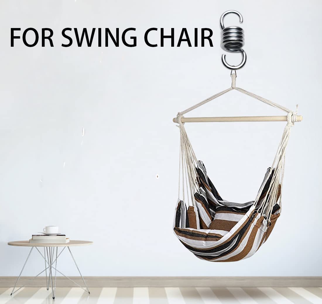MIKMAYTOO weight capacity up to 500 lb demonstrated on hammock chair.