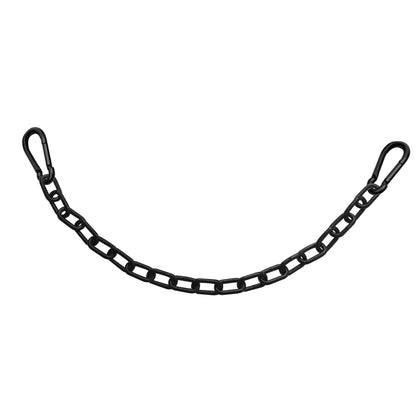 MIKMAYTOO heavy-duty hanging chain with two carabiners for secure overhead mounting