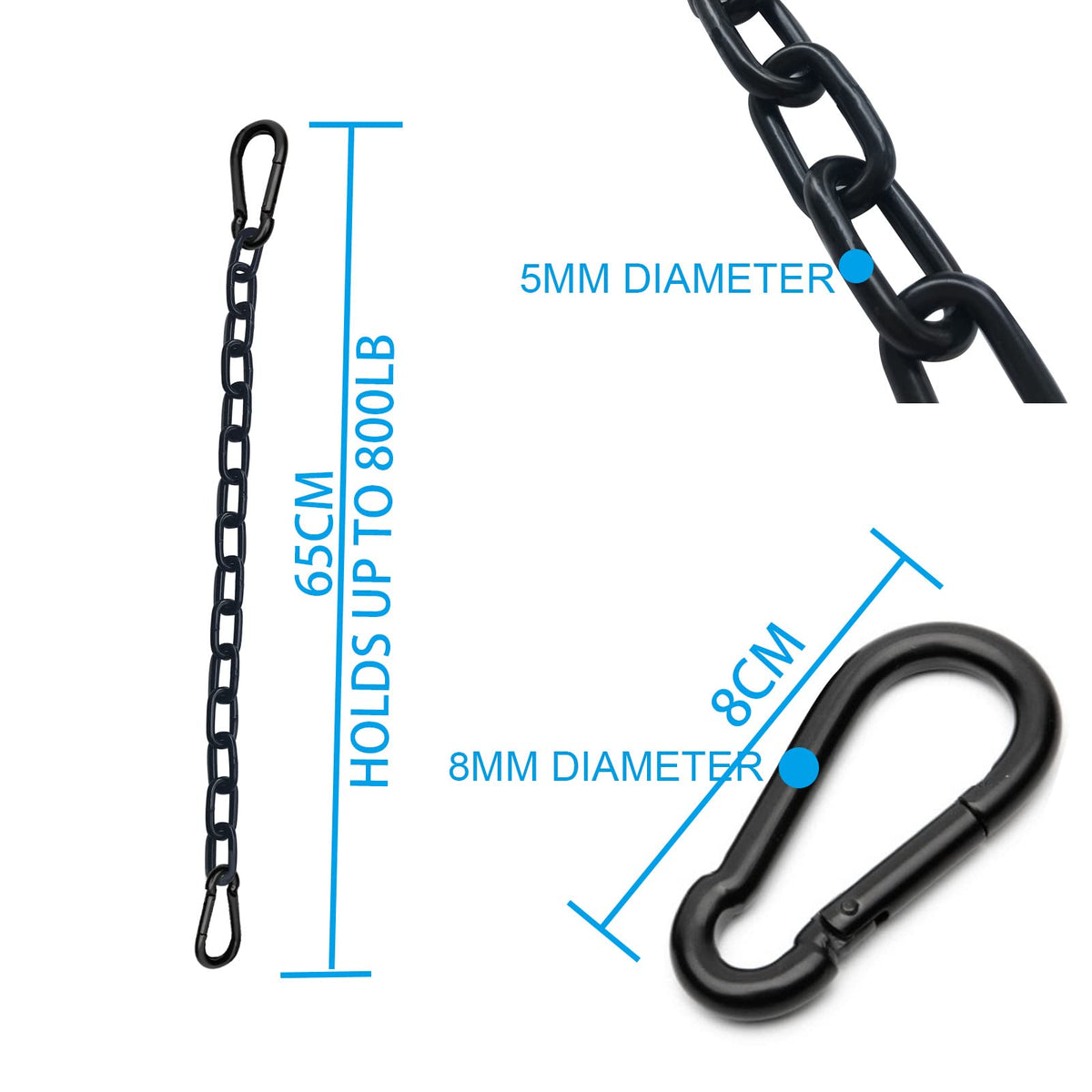 MIKMAYTOO height-adjustable chain lets you tailor hanging height